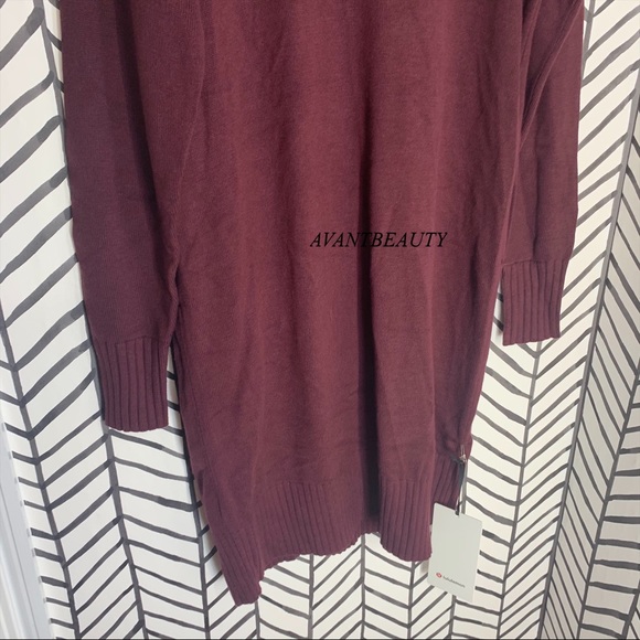 🔸 Lululemon softer still dress garnet red new - Picture 3 of 10